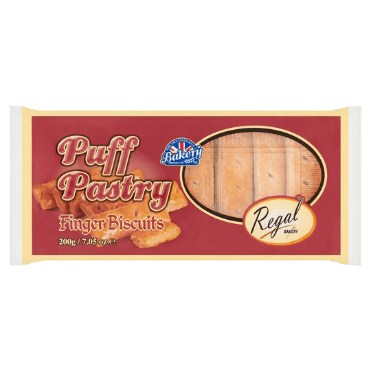 REGAL SWEET PUFF PASTRY FINGERS 12X200GM