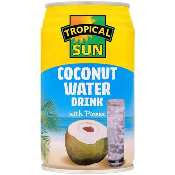 TROPICAL SUN COCONUT WATER WITH PIECES 12X330ML - (V20)