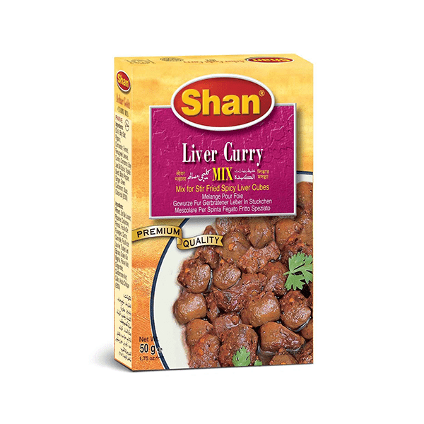 SHAN LIVER CURRY MASALA 12X50GM