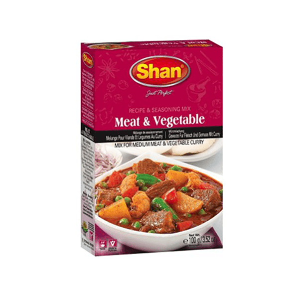 SHAN MEAT & VEGETABLE MASALA 12X100GM