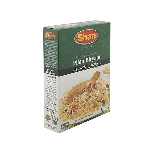 SHAN PILAU BIRYANI MASALA 12X50GM
