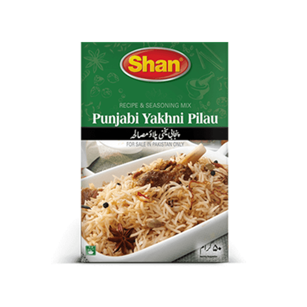 SHAN PUNJABI YAKHNI PILAU MASALA 12X50GM