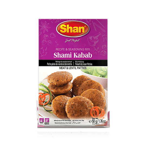 SHAN SHAMI KABAB MASALA 12X50GM