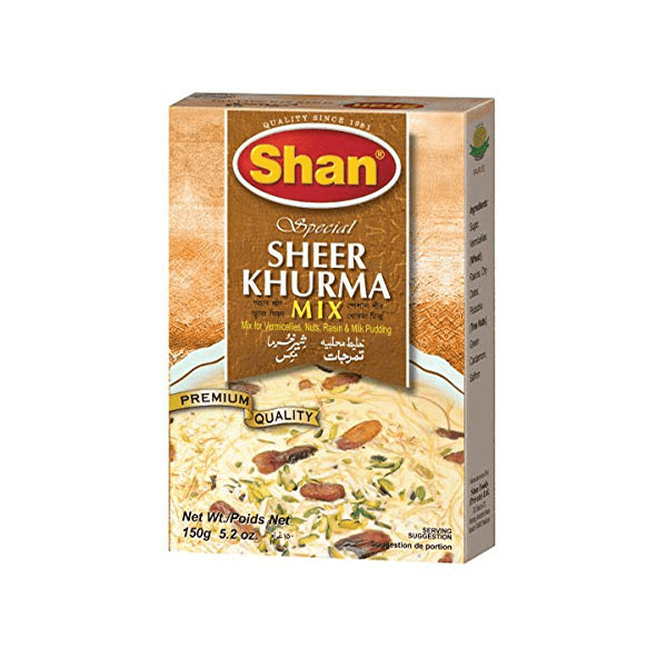 SHAN SHEER KHURMA MIX MASALA 12X150GM (DISC)