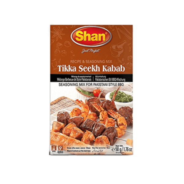 SHAN TIKKA SEEKH KABAB MASALA 12X50GM