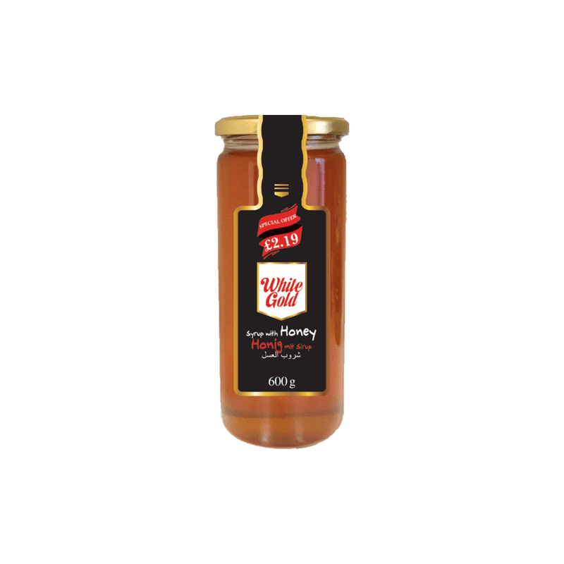 WHITE GOLD PLAIN HONEY 12X600GM PM-£2.69