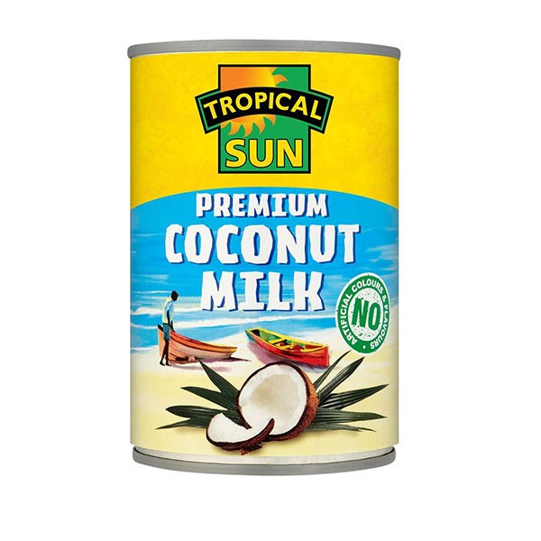 TROPICAL SUN COCONUT MILK 12X400ML PM-99p
