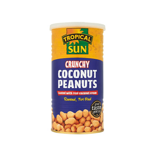 TROPICAL SUN COCONUT PEANUTS 12X165GM (DISC) - (V20)