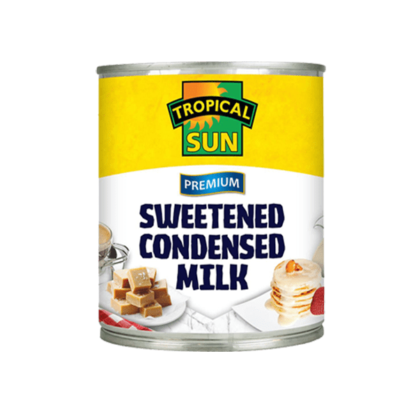 TROPICAL SUN CONDENSED MILK 12X397GM  PM-£1.69