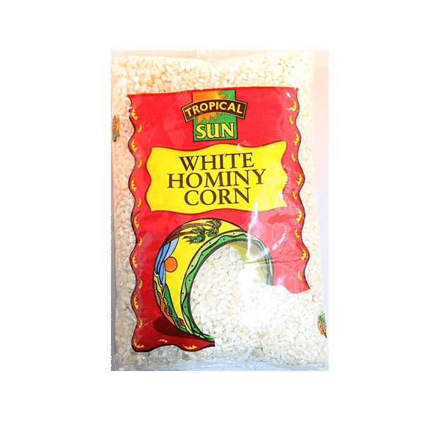 TROPICAL SUN WHITE HOMINY 20X500GM