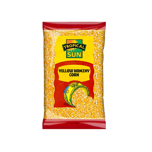 TROPICAL SUN YELLOW HOMINY CORN 6X2KG