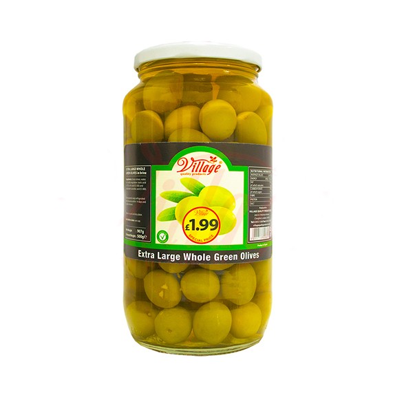 VILLAGE EX-LARGE WHOLE GREEN OLIVE 6X907GM