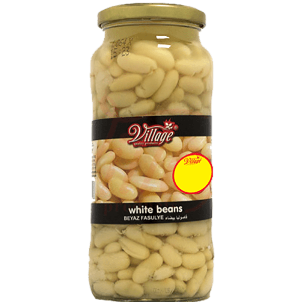 VILLAGE WHITE BEANS 12X540GM