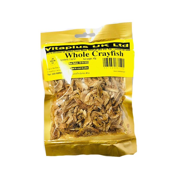 VITAPLUS WHOLE CRAYFISH 10X40GM