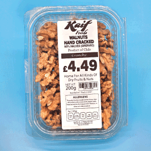 KAIF WALNUT HALVES HAND CRACKED (USA) 200GM