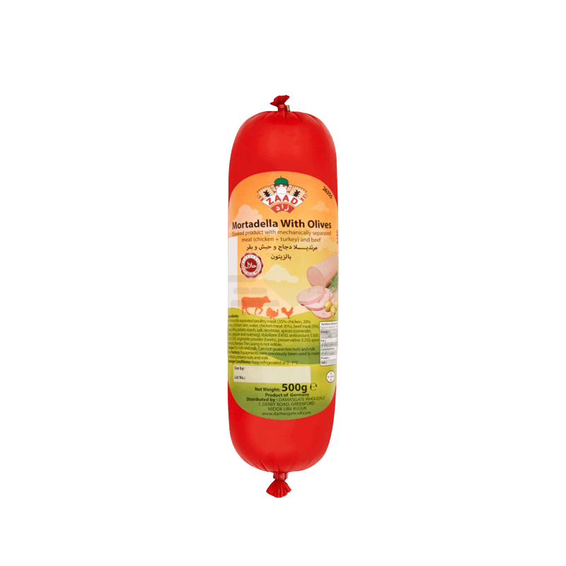 ZAAD CHICKEN OLIVE SALAMI 500GM PM-£1.49
