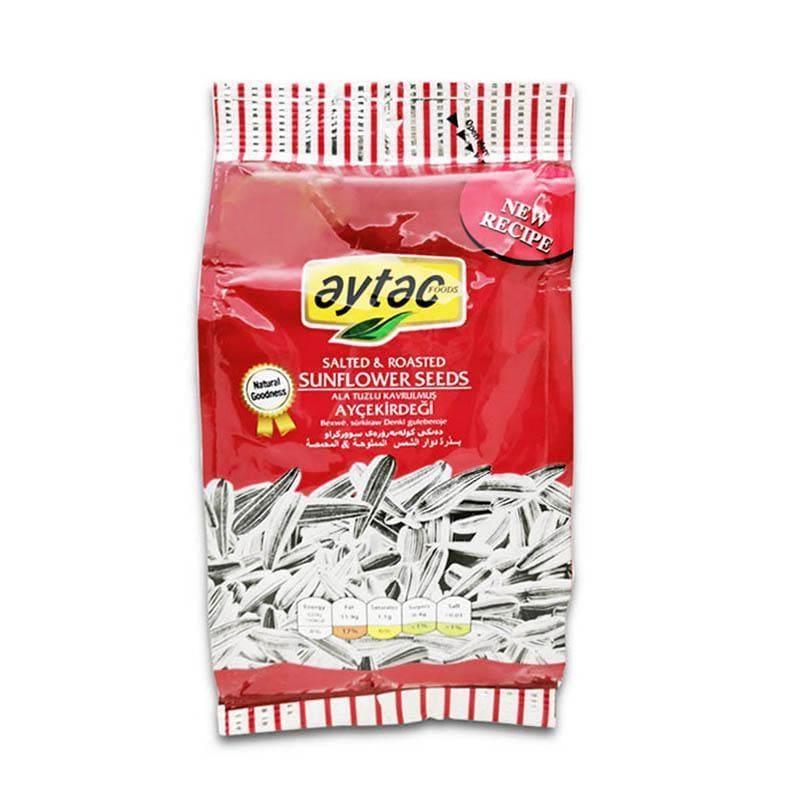 AYTAC ROASTED SALTED WHITE SUNFLOWER SEEDS (RED) 70GM PM-89p