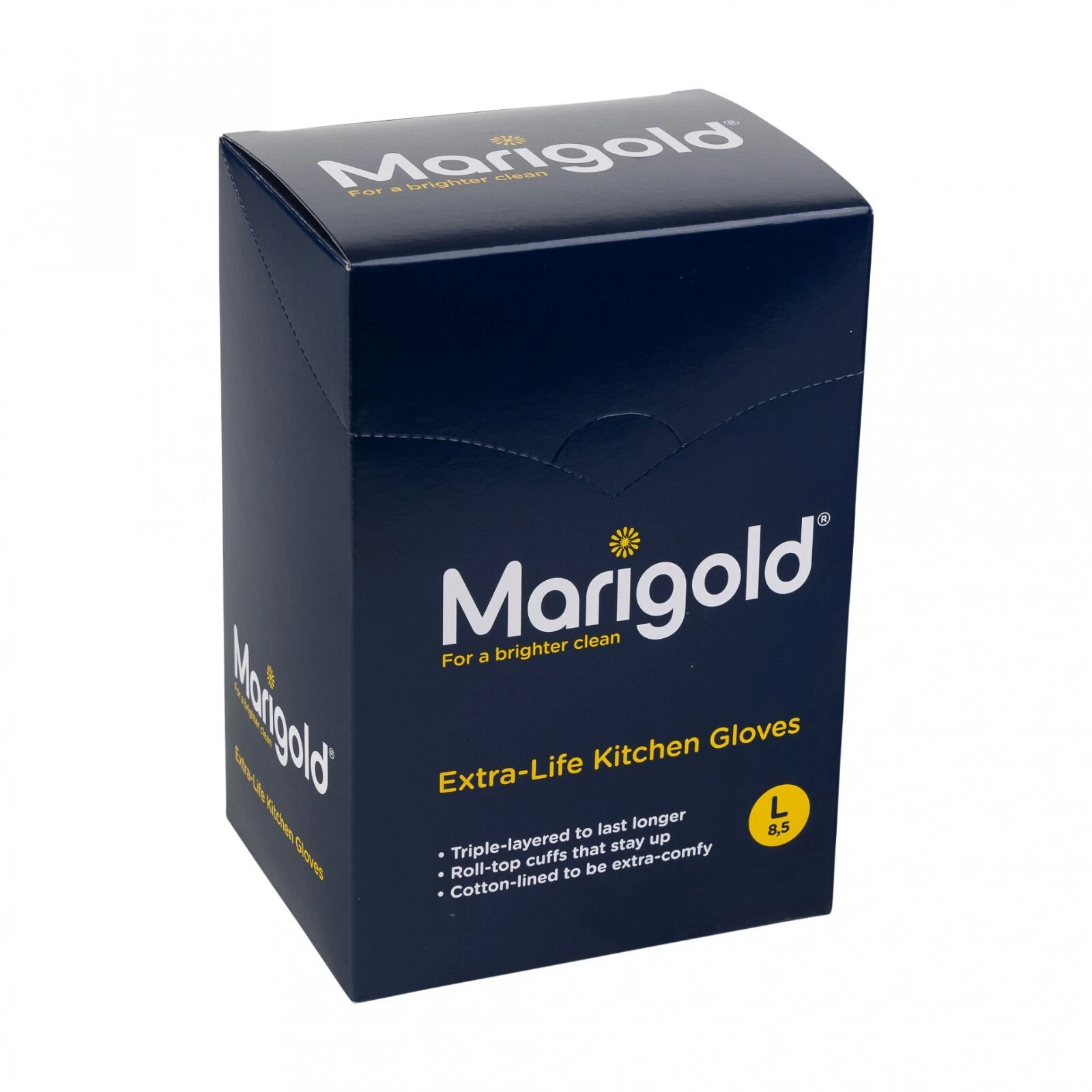 MARIGOLD LARGE KITCHEN GLOVES 6 PC - (V20)