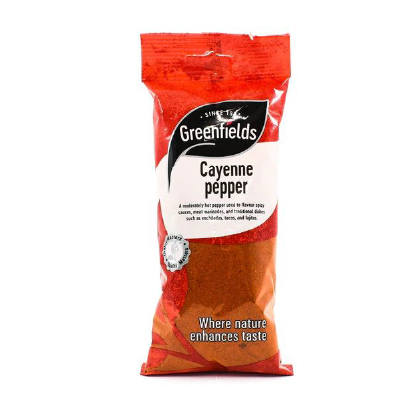 GREEN FIELDS CAYENNE PEPPER 12X75GM (DISC)