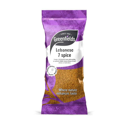 GREEN FIELDS LEBANESE 7 SPICE 12X75GM  (DISC)