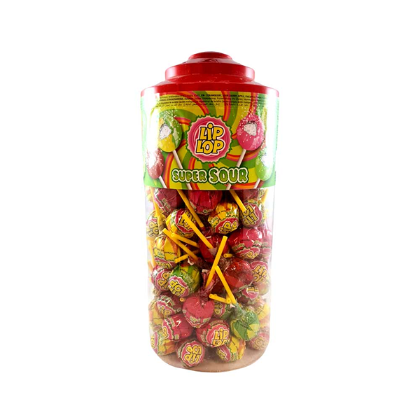 LIPLOP SUPER SOUR LOLLIPOP 150PCX9GM - (V20)