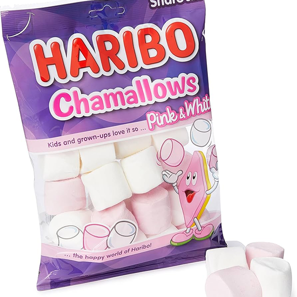HARIBO CHAM PINK MARSMALL 24X80G (BROWN)