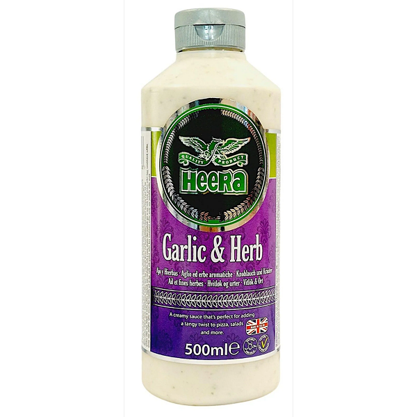 HEERA GARLIC & HERB SAUCE 12X500ML