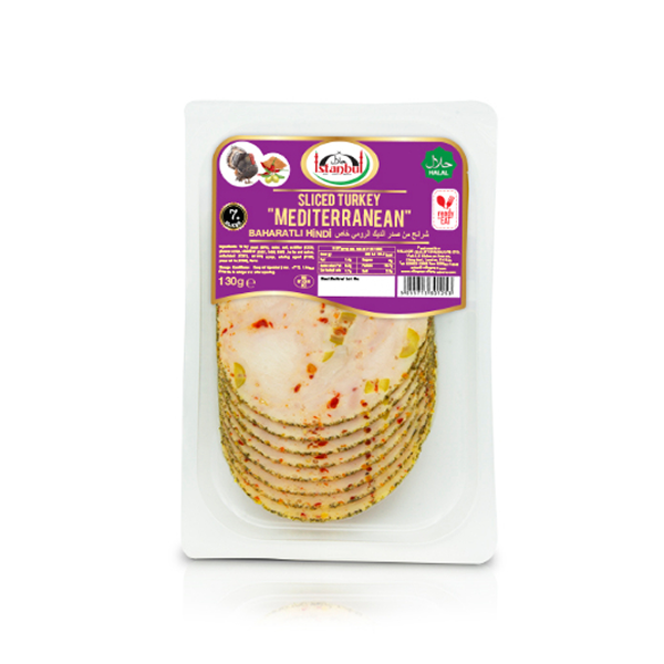 ISTANBUL SLICED TURKEY BREAST MEDITERRANEAN 130GM