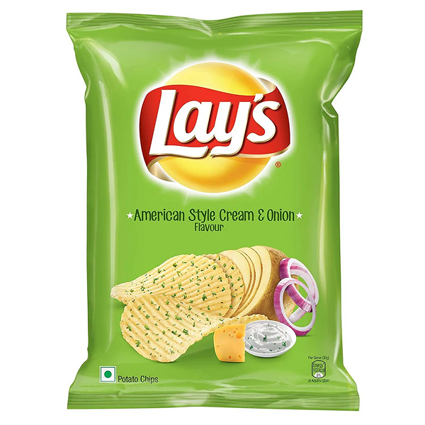 LAYS AMERICAN CREAM & ONION 30X48GM - (V20)