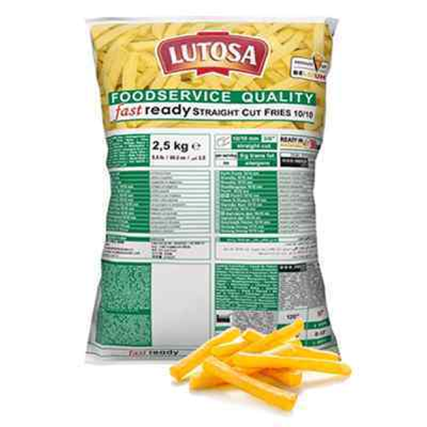 LUTOSA STRAIGHT CUT 3/8 CHIPS 2.5KG