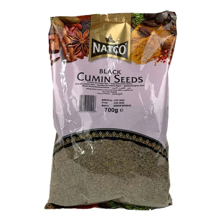 NATCO BLACK CUMIN SEEDS 6X700GM