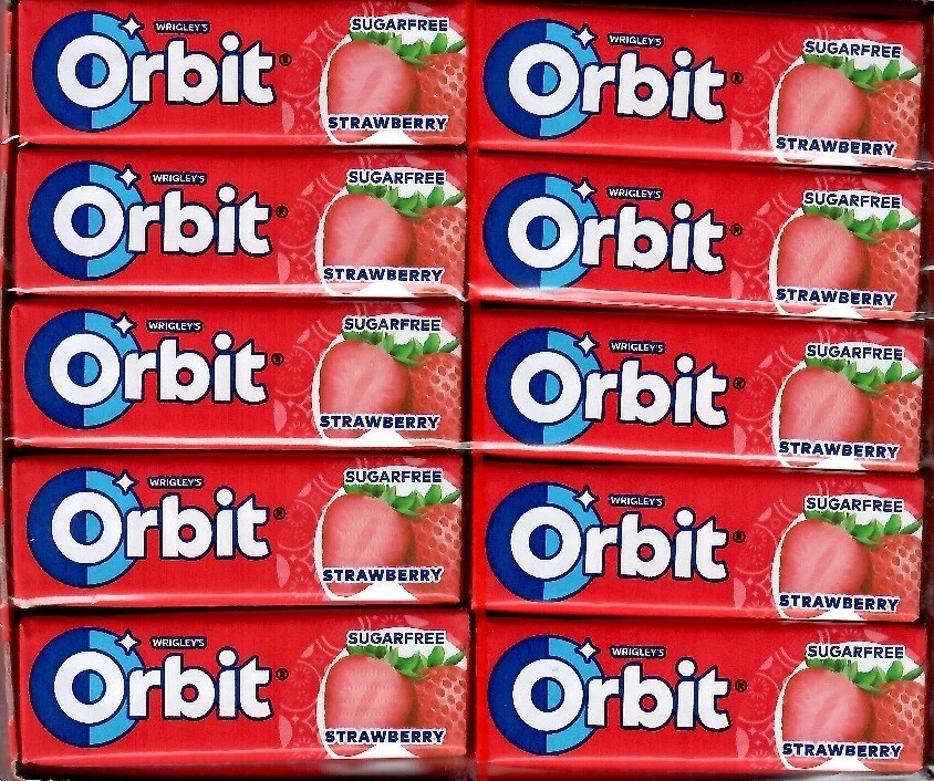 ORBIT STRAWBERRY CHEWING GUM 30X(10PC) - (V20)